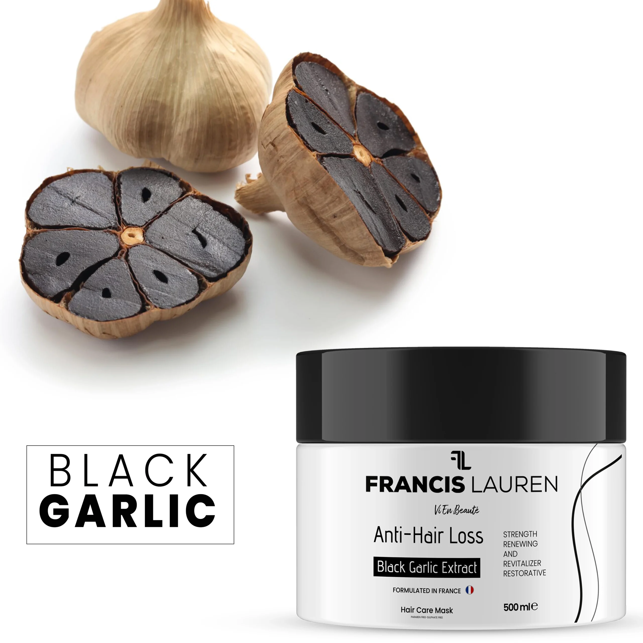 Anti Hair Loss Black Garlic Hair Mask – Francis Lauren